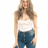 JBEXTENSION 22 Inches Grey Wave Frontlace Women Wig CRYSTAL