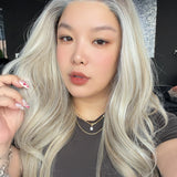 JBEXTENSION GAIA MONO Monofilament Handmade Wig 6X5 Full Monofilament Hand Tied Top Wig 24 Inches Curly Bali Blonde Mono Lace Wig Glueless Wig GAIA MONO - BALI BLONDE【BENDY EAR TABS】