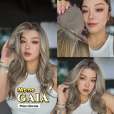 JBEXTENSION GAIA MONO Monofilament Handmade Wig 6X5 Full Monofilament Hand Tied Top Wig 24 Inches Curly Milan Blonde Mono Lace Wig Glueless Wig GAIA MONO - MILAN BLONDE【BENDY EAR TABS】