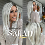 Nichole's Selection - SARAH MONO Full Monofilament Wig 22 Inches Blonde Color Full Mono Lace Glueless Wig SARAH MONO