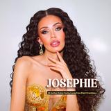 Get the Influencer Look with 28 Inches Extra Curly Long Free Part Frontlace Glueless Wig JOSéPHINE