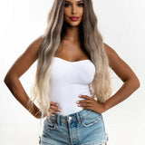 JBEXTENSION 30 Inches Long Body Wave Mix Dark Blonde Wig DIVA