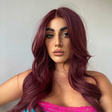 Get the Influencer Look: Pre-Cut Frontlace Wig EMMIE RED