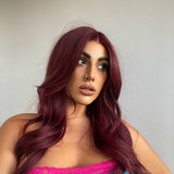Get the Influencer Look: Pre-Cut Frontlace Wig EMMIE RED