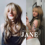 Consigue el look de Influencer: peluca con corte de lobo y flequillo JANE