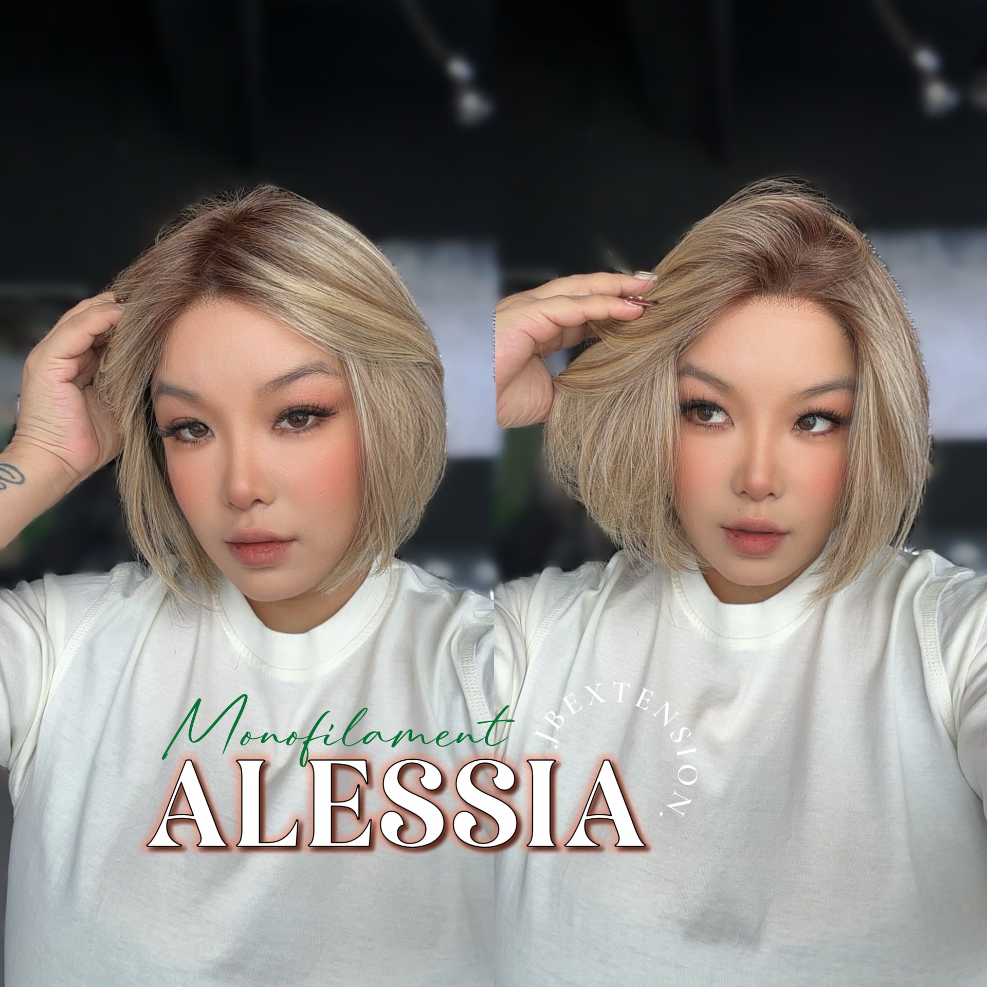 PRE-ORDER] JBEXTENSION ALESSIA MONO Monofilament Handmade Wig 6X5