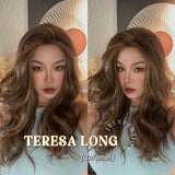 [PRE-ORDER] JBEXTENSION 22 Inches Long Caramel Pre-Cut Snowflake Lace Frontlace Glueless Wig TERESA LONG CARAMEL【PERMATEASE】【BENDY EAR TABS】