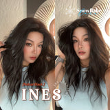 JBEXTENSION 22 Inches Natural Black Pre-Cut Snowflake Lace Frontlace Glueless Wig INéS NATURAL BLACK【PERMATEASE】