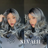 JBEXTENSION 20 Inches Black Curly Pre-Cut Frontlace Glueless Black Sapphire Wig NEVAEH