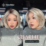 [PRE-ORDER] JBEXTENSION 12 Inches Mix Blonde Pre-Cut Side Part Snowflake Lace Frontlace Glueless Wig CHARLIE【BENDY EAR TABS】