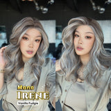 JBEXTENSION IRENE MONO Monofilament Handmade Wig 6X5 Full Monofilament Hand Tied Top Wig 19 Inches Vanilla Fudgie Curly Mono Lace Wig with Anti-slip Silicone Strips Glueless Wig IRENE MONO -VANILLA FUDGIE【BENDY EAR TABS】