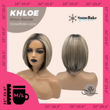 JBEXTENSION 12 Inches Bob Cut Milan Blonde Pre-Cut Snowflake Lace Frontlace Glueless Wig KHLOE MILAN BLONDE【PERMATEASE】【BENDY EAR TABS】- M/L