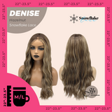 JBEXTENSION 24 Inches Hazelnut Wave Pre-Cut Snowflake Lace Frontlace Glueless Wig DENISE HAZELNUT【PERMATEASE】【BENDY EAR TABS】- M/L