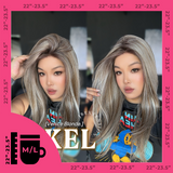 JBEXTENSION 22 Inches Venice Blonde Pre-Cut Snowflake Lace Frontlace Glueless Wig KEL VENICE BLONDE【PERMATEASE】【BENDY EAR TABS】- M/L