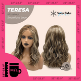 JBEXTENSION 18 Inches Hazelnut Pre-Cut Snowflake Lace Frontlace Glueless Wig TERESA HAZELNUT【PERMATEASE】【BENDY EAR TABS】- M/L