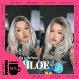 JBEXTENSION 18 Inches Butter Milk Pre-Cut Snowflake Lace Frontlace Glueless Wig KHLOE LONG BUTTER MILK【PERMATEASE】【BENDY EAR TABS】- M/L