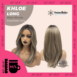 JBEXTENSION 18 Inches Milan Blonde Pre-Cut Snowflake Lace Frontlace Glueless Wig KHLOE LONG MILAN BLONDE【PERMATEASE】【BENDY EAR TABS】- M/L