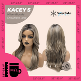 JBEXTENSION 20 Inches Milan Blonde Pre-Cut Snowflake Lace Frontlace Glueless Wig KACEY S MILAN BLONDE【PERMATEASE】【BENDY EAR TABS】- M/L