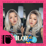 JBEXTENSION 18 Inches Butter Milk Pre-Cut Snowflake Lace Frontlace Glueless Wig KHLOE LONG BUTTER MILK【PERMATEASE】【BENDY EAR TABS】- M/L