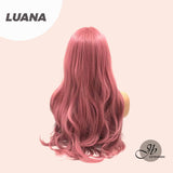 JBEXTENSION 25 Inches Dark Pink Body Wave Fashion Wig LUANA