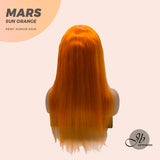 JBEXTENSION Real Human Hair 18 inches 13X5 Lakefront Free Parting 150 Density MARS ( Sun orange )