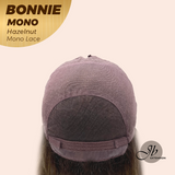 [PRE-ORDER] JBEXTENSION BONNIE MONO Full Monofilament Handmade Full Lace Full Hand Tied Wig 12 Inches Hazelnut Mono Lace Handmade Futura Fiber Glueless Wig BONNIE MONO HAZELNUT【BENDY EAR TABS】