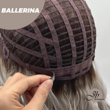 JBEXTENSION 18 Inches Wave Silver Wig with Dark Root Women Fashion Full Machine Wig BALLERINA【PERMATEASE】