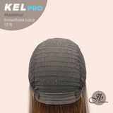 [PRE-ORDER] JBEXTENSION 22 Inches Hazelnut Blonde Highlight Pre-Cut 13X6 Free Part Snowflake Lace Frontlace Glueless Wig KEL PRO - HAZELNUT【BENDY EAR TABS】