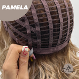 JBEXTENSION 14 Inches Ash Strawberry Blonde Women Fashion Full Machine Wig PAMELA【PERMATEASE】