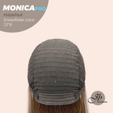 [PRE-ORDER] JBEXTENSION 16 Inches Hazelnut Pre-Cut 13X6 Free Part Snowflake Lace Frontlace Glueless Wig MONICA PRO - HAZELNUT【BENDY EAR TABS】
