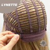 JBEXTENSION 14 Inches Honey Blonde Women Fashion Full Machine Wig LYNETTE【PLUS PERMATEASE】【BENDY EAR TABS】