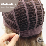 JBEXTENSION 19 Inches Curly Mix Blonde Pre-Cut T Part Snowflake Lace Frontlace Glueless Wig SCARLETT【BENDY EAR TABS】