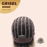 JBEXTENSION GRISEL MONO Monofilament Handmade Wig 6X5 Full Monofilament Hand Tied Top Wig 13 Inches Platinum Blonde Mono Lace Wig With Anti-slip Silicone Strips Glueless Wig GRISEL MONO【BENDY EAR TABS】