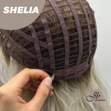 JBEXTENSION 18 Inches Wave White Blonde Women Fashion Full Machine Wig SHELIA【PERMATEASE】