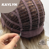 JBEXTENSION 15 Inches Blonde Curly Women Fashion Full Machine Wig KAYLYN【PLUS PERMATEASE】【BENDY EAR TABS】