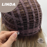 JBEXTENSION 18 Inches Blonde Women Fashion Full Machine Wig LINDA【PLUS PERMATEASE】【BENDY EAR TABS】