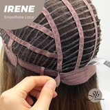 JBEXTENSION Peluca marrón recta de 22 pulgadas con flequillo ELENA B BROWN