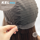 [PRE-ORDER] JBEXTENSION 22 Inches Brown Pre-Cut 13X6 Free Part Snowflake Lace Frontlace Glueless Wig KEL PRO - BROWN【BENDY EAR TABS】
