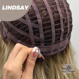 JBEXTENSION 18 Inches Curly Blonde Women Fashion Full Machine Wig LINDSAY【PERMATEASE】