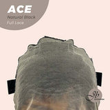 JBEXTENSION 28 pulgadas Natural Negro Largo Recto HD Transparente 360 ​​Pelucas delanteras de encaje Cabello pre-desplumado Sin pegamento 180% Densidad Pelucas de cabello de encaje completo para adelgazar el cabello ACE NATURAL NEGRO