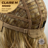 [PRE-ORDER] HOT OF SEASON - CLAIRE MONO RAW SUGAR BLONDE Partial Monofilament Wig 22 Inches Raw Sugar Blonde Partial Mono Lace Glueless Wig Claire Mono Raw Sugar Blonde