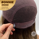 [PRE-ORDER] JBEXTENSION BONNIE MONO Full Monofilament Handmade Full Lace Full Hand Tied Wig 12 Inches Hazelnut Mono Lace Handmade Futura Fiber Glueless Wig BONNIE MONO HAZELNUT【BENDY EAR TABS】
