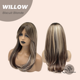 JBEXTENSION 22 Inches Natural Style Biscuit Blonde Wig WILLOW BISCUIT BLONDE