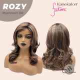 JBEXTENSION 17 Inches Mushroom Brown Curly Women Fashion Full Machine Wig ROZY MUSHROOM BROWN【PLUS PERMATEASE】【BENDY EAR TABS】