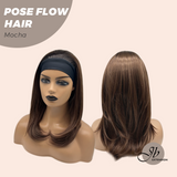 JBEXTENSION 18 Inches Mocha Headband Wig POSE FLOW HAIR - MOCHA