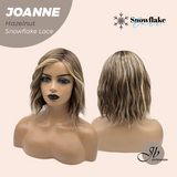 JBEXTENSION 11 Inches Hazelnut Pre-Cut Side Part Snowflake Lace Frontlace Glueless Wig JOANNE HAZELNUT【BENDY EAR TABS】