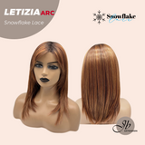 [PRE-ORDER] JBEXTENSION 16 Inches Copper with Dark Root Pre-Cut Arc Snowflake Lace Frontlace Glueless Wig LETIZIA【BENDY EAR TABS】