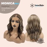 [PRE-ORDER] JBEXTENSION 16 Inches Hazelnut Pre-Cut 13X6 Free Part Snowflake Lace Frontlace Glueless Wig MONICA PRO - HAZELNUT【BENDY EAR TABS】