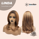 JBEXTENSION 18 Inches Copper Pre-Cut T Part Snowflake Lace Frontlace Glueless Wig LINDA SNOWFLAKE【BENDY EAR TABS】