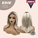 JBEXTENSION 16 Inches Light Blonde Fiber X, Tangle Less Pre-Cut Free Part Frontlace Glueless Wig EDIE【FIBER X】